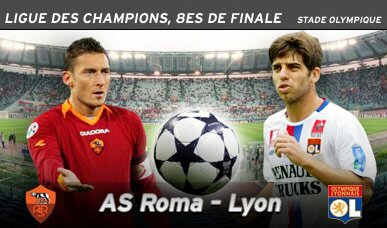 Ligue des champions : As Rome / Lyon